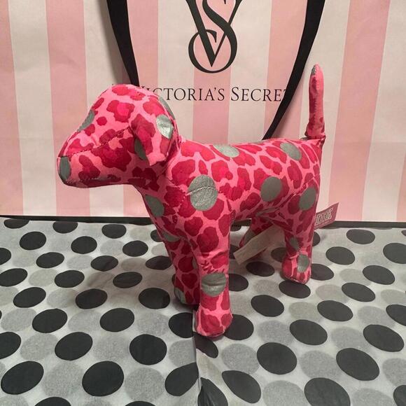 PINK Victoria’s Secret Mini Dog Plush - Picture 1 of 4